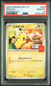 Pre-order [PSA 10] {020/M-P} PIKACHU | Japanese Pokemon Card PSA Grading