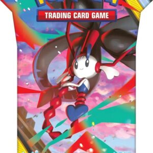 Chaos Rising Sleeved Booster Pack featuring official Pokémon TCG packaging and booster cards from the latest expansion
